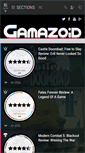 Mobile Screenshot of gamazoid.com